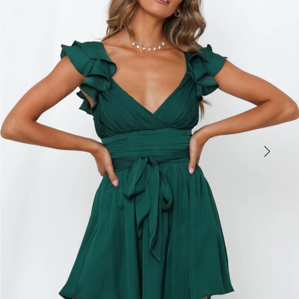 Hello Molly Wheel of Fortune Forest Green